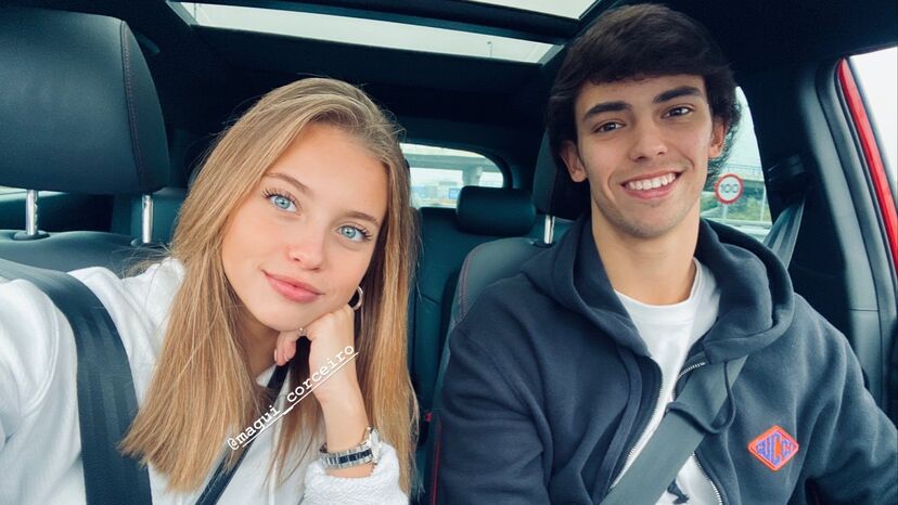 Margarida Corceiro e João Félix