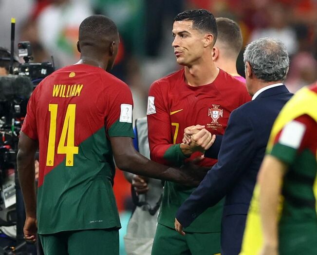 Cristiano Ronaldo e Fernando Santos