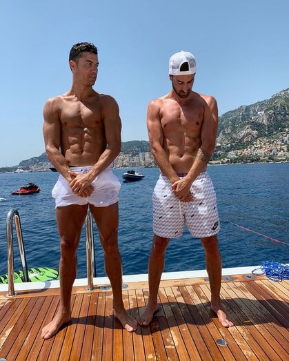 Cristiano Ronaldo e Miguel Paixão