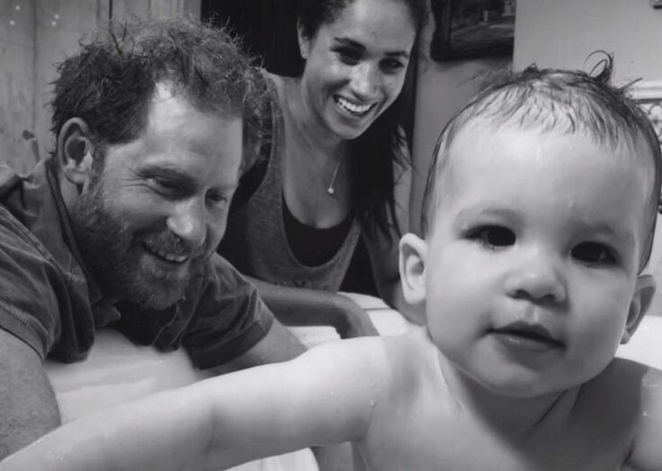 Harry, Meghan e Archie 