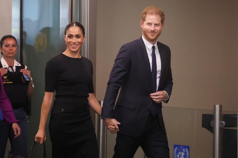 Meghan Markle e o príncipe Harry