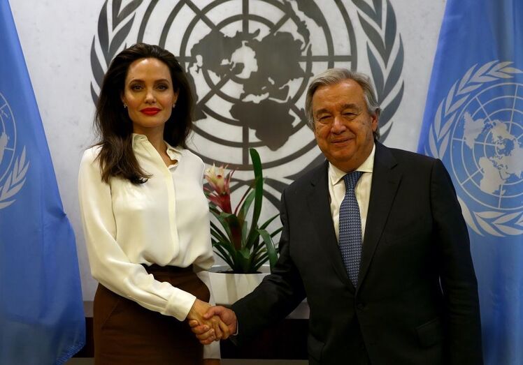 Angelina Jolie, António Guterres