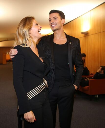 Cristina Ferreira e Ruben Rua no Portugal Fashion, no Porto