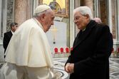 Funeral do papa Bento XVI, Sergio Mattarella