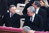 Funeral do papa Bento XVI, Andrzej Duda, Gitanas Nauseda