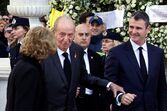 Juan Carlos ao lado dos filhos e de Sofia