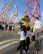 Cristiano Ronaldo, Georgina Rodríguez, Eva, Alana Martina, Riade, parque de diversões