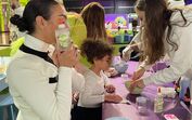 Cristiano Ronaldo, Georgina Rodríguez, Alana Martina, Riade, parque de diversões