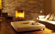 quarto com lareira