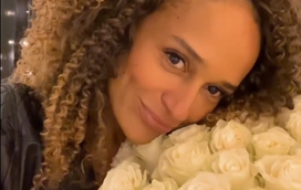 Isabel dos Santos mostra ramo de rosas que recebeu do seu "amor"