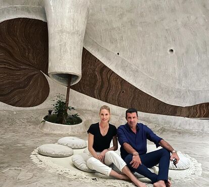 Sem lugar a declarações de amor, Helen Svedin deixa mensagem a Luís Figo