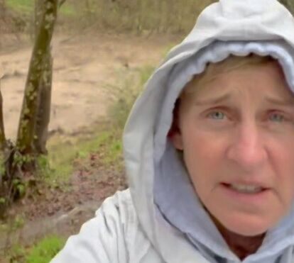 O apelo desesperado de Ellen Degeneres perante as cheias na Califórnia