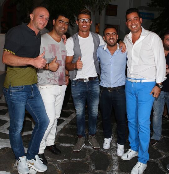 Cristiano Ronaldo e Ricardo Regufe