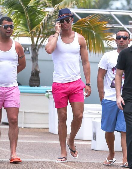 Cristiano Ronaldo e Ricardo Regufe
