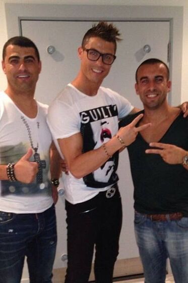 Cristiano Ronaldo e Ricardo Regufe