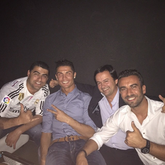 Cristiano Ronaldo e Ricardo Regufe