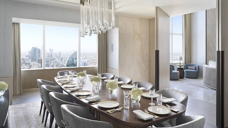 Kingdom Suite, Four Seasons Riade, Cristiano Ronaldo, Georgina Rodríguez
