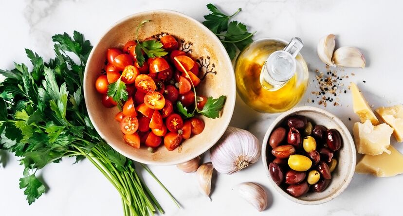 receita com tomate e azeite 