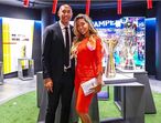 Luisão e Brenda Mattar