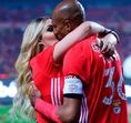 Luisão e Brenda Mattar