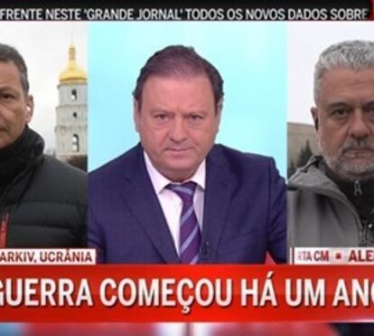 CMTV líder no aniversário da guerra na Ucrânia