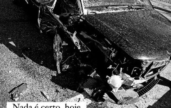 Miguel Azevedo, acidente, carro destruído