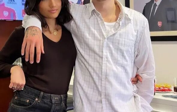 Hector Bellerín e Jasmine Muller