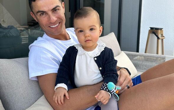 Cristiano Ronaldo com Bella Esmeralda