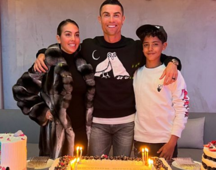 Georgina Rodríguez, Cristiano Ronaldo, Cristianinho, aniversário