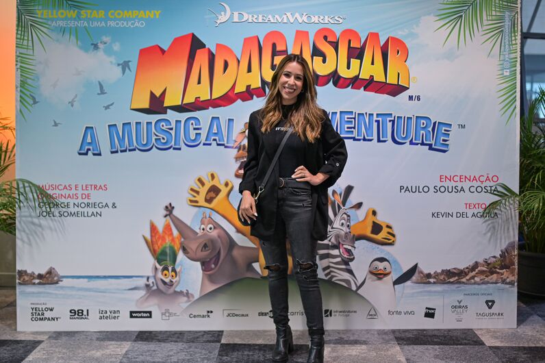Estreia Madagáscar - A Musical Adventure, Rebeca Reinaldo