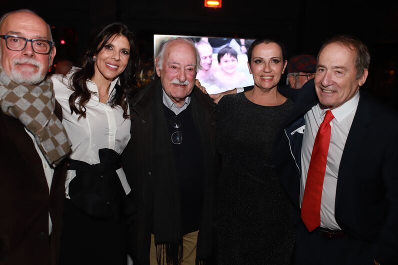 Ana Caetano Menezes, João de Carvalho, Ruy de Carvalho, Carla Santos e Luís Filipe Menezes