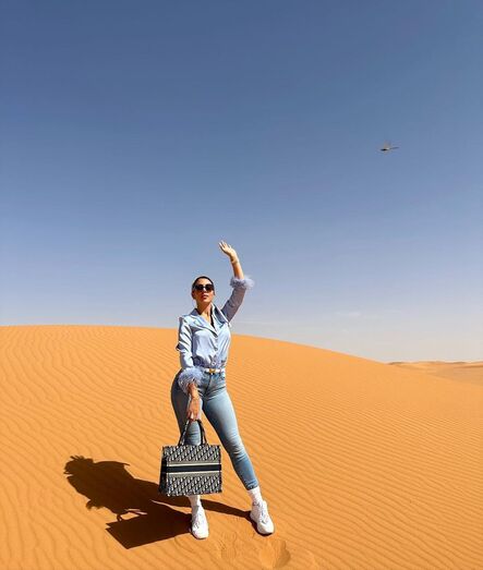 Georgina Rodríguez, deserto