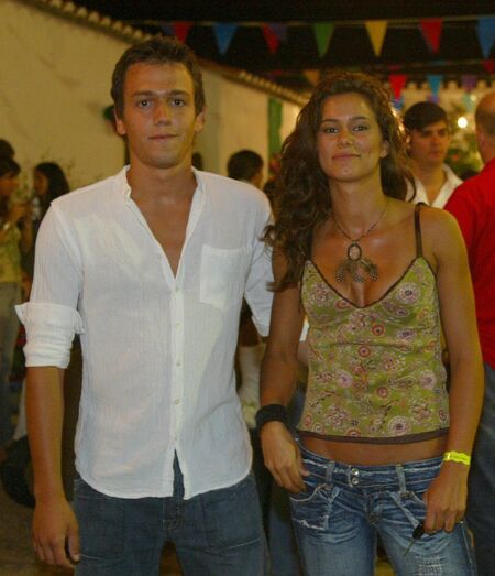 Cláudia Vieira e Pedro Teixeira