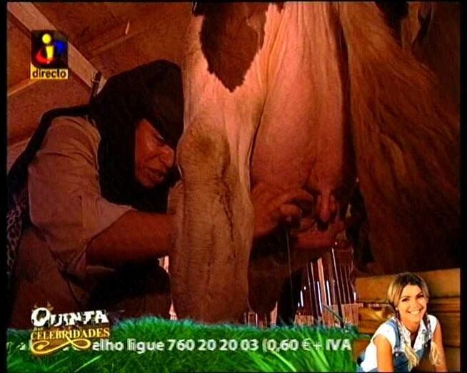 José Castelo Branco e Alexandre Frota na Quinta das Celebridades