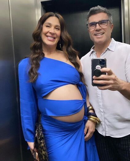 Cláudia Raia grávida