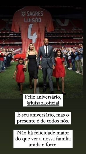 Luisão e Brenda Mattar