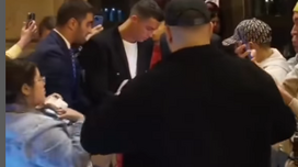Confusão à porta de restaurante onde estavam Cristiano Ronaldo e Georgina e de Bugatti de milhões