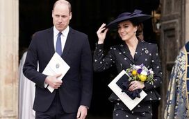 Príncipe William e Kate Middleton afastam filhos de dia marcante para o rei Carlos III