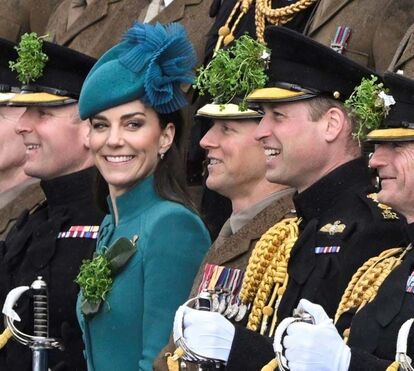 Kate Middleton brilhou com visual turquesa no Dia de São Patrício