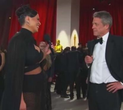 Viral. Hugh Grant a ser... Hugh Grant durante os Óscares. Ator volta a mostrar ser um péssimo entrevistado