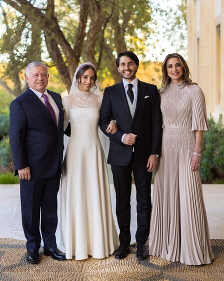 Elegância e luxo. Todas as imagens do casamento da princesa Iman, filha de Rania da Jordânia