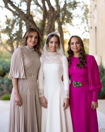 Elegância e luxo. Todas as imagens do casamento da princesa Iman, filha de Rania da Jordânia