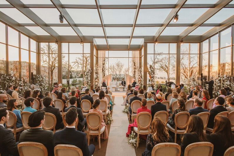 Elegância e luxo. Todas as imagens do casamento da princesa Iman, filha de Rania da Jordânia