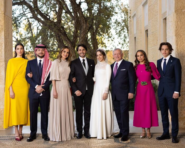 Elegância e luxo. Todas as imagens do casamento da princesa Iman, filha de Rania da Jordânia