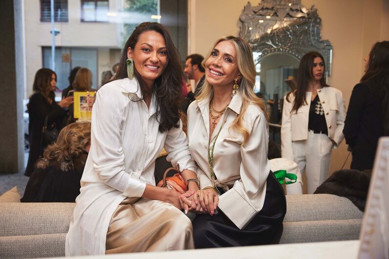 Edna Santos com Cláudia Jacques