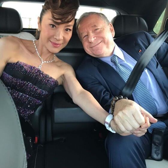 Michelle Yeoh e Jean Todt 
