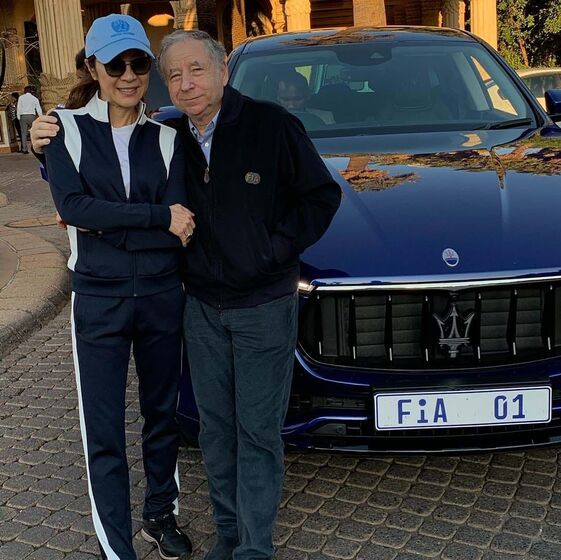 Michelle Yeoh e Jean Todt 