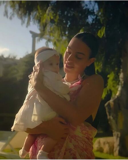 Georgina Rodríguez com os filhos