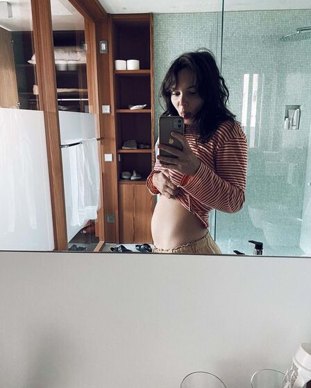 Filipa Areosa, gravidez
