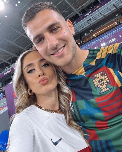 Cláudia Pinto Lopes e Diogo Dalot
